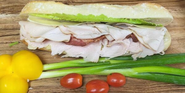 Baguette dinde bacon
